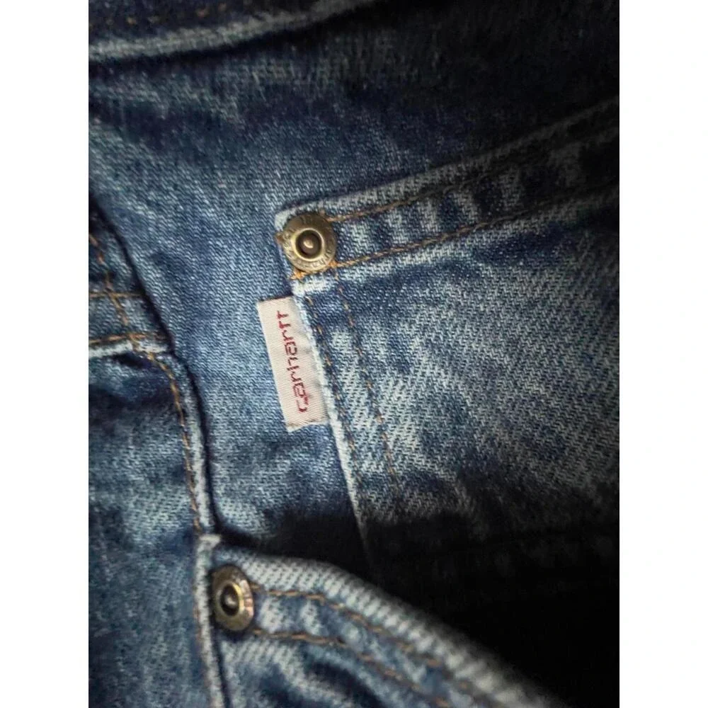 Carhartt Relaxed Fit Jeans Blue Medium Wash Denim‎ 40x32